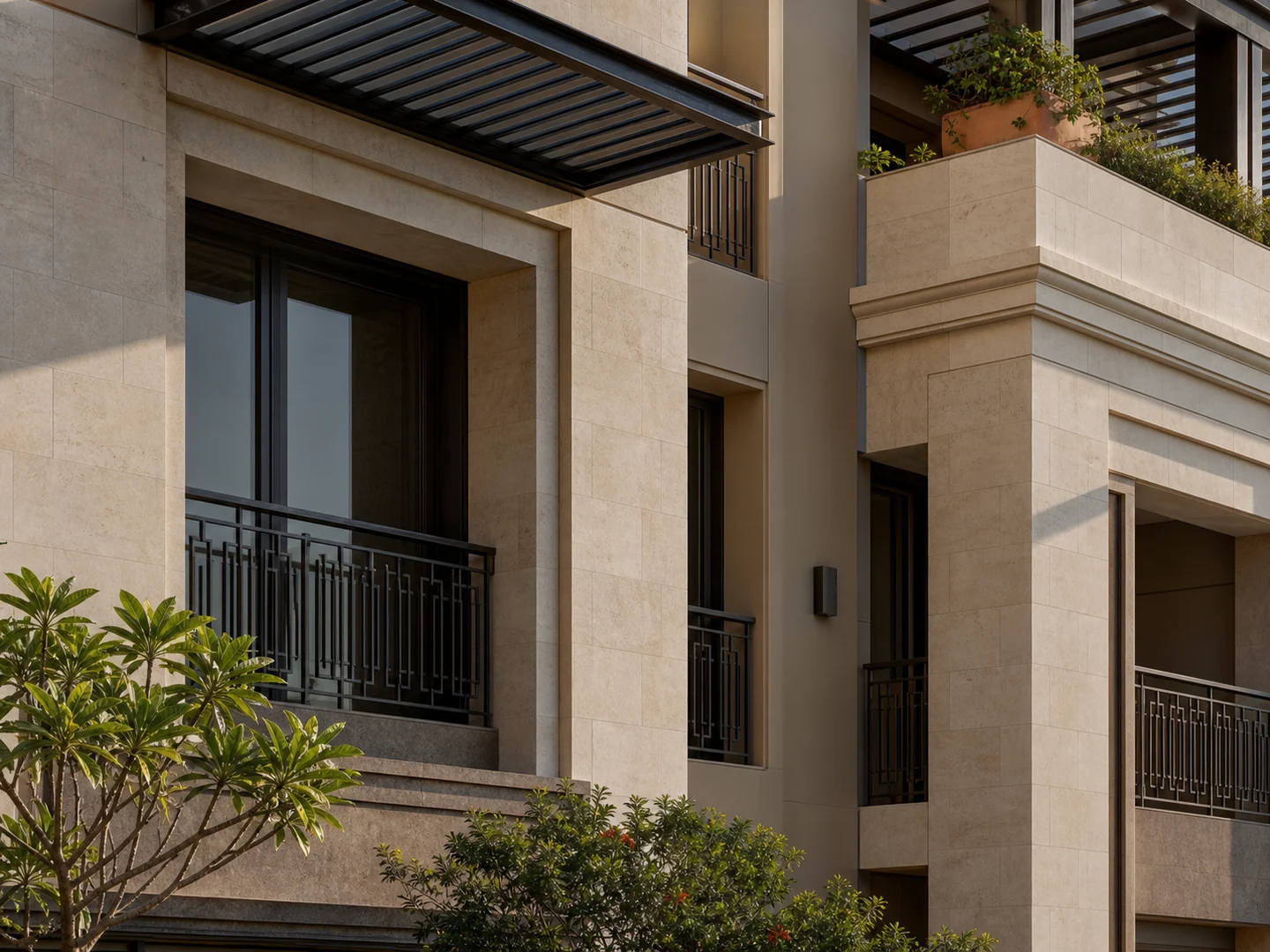 Editorial architectural image illustrating durable material quality