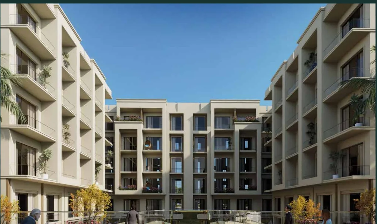 Ta-Meri landscaped courtyard render